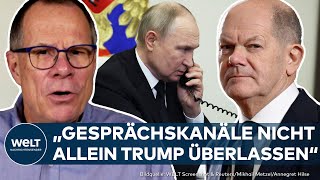 GESPRÄCHE MIT PUTIN EU will Trump nicht das Feld überlassen Das steckt hinter Scholz Telefonat [upl. by Htrow]