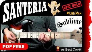 SANTERIA 🤠  Sublime  GUITAR Cover  MusikMan N°183 [upl. by Adnirem]