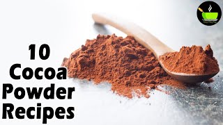 10 Cocoa Powder Recipes  Best Cocoa Powder Quick Recipes  Chocolate Recipes Made with Cacao Powder [upl. by Aslam]