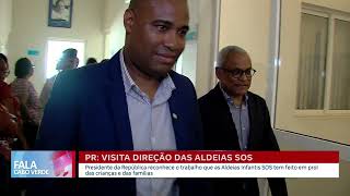 Presidente da República visita direção das aldeias SOS  Fala Cabo Verde [upl. by Stanwood]