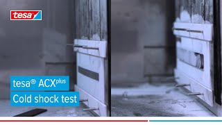 Cold Shock Test Comparison tesa® ACXplus 79011 vs Competitor at 30°C 44 [upl. by Joleen447]