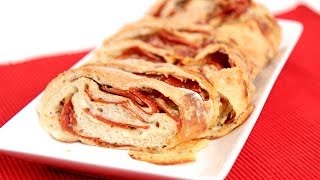 Homemade Pepperoni Bread Recipe  Laura Vitale  Laura in the Kitchen Episode 723 [upl. by Ichabod]