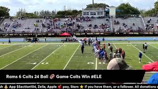 Sunday Youth Football Pop Warner Regional Goulds Rams vs Westchase Colts [upl. by Deste]