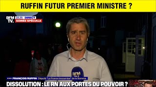 RUFFIN FUTUR PREMIER MINISTRE  IL SEXPLIQUE SUR BFM [upl. by Sokram]