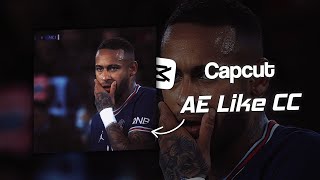 AE Like CC In Capcut Tutorial  AE Inspired Football CC Editing Tutorial [upl. by Odranoel]