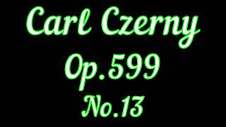 Czerny Op599 No13 Piano Tutorial [upl. by Rapp]