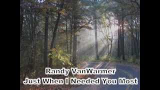 Just When I Needed You Most  Randy VanWarmer with lyrics [upl. by Annayk]