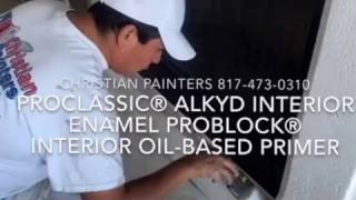 ProClassic® Alkyd Interior Enamel ProBlock® Interior OilBased Primer  SherwinWilliams [upl. by Esmond]