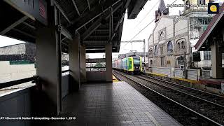 LRT1 Blumentritt Station Trainspotting  December 1 2019 [upl. by Maxfield]