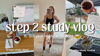 Step 2 Study Vlog ft 3rd Year Medical Student [upl. by Ellierim]