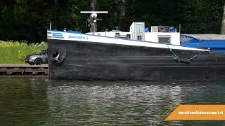 Binnenvaartschip Danimex 3 op het Lekkanaal  Scheepvaart [upl. by Nyletak]