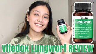 VITEDOX LUNGWORT HONEST REVIEW Lung Support Supplement by ViteDox  Ms Krisha Natividad [upl. by Navoj]