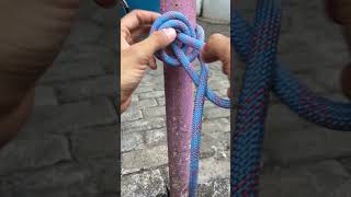 Amazing Bowline Knot With Extra Loop survivalknots knotskill knots [upl. by Claudian349]