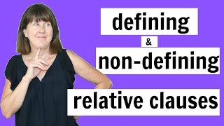 Defining and NonDefining Relative Clauses  English Grammar Lesson [upl. by Costin]