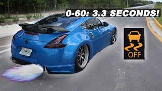 How To Launch An AUTOMATIC 370z The Fastest Way Possible [upl. by Shenan406]