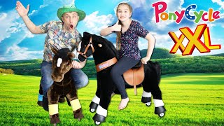 PONYCYCLE XXL Taille 5  Le CHEVAL pour les GRANDS ENFANTS [upl. by Eonak]