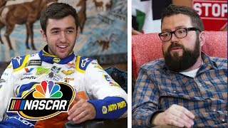 NASCAR Cup Series drivers join Rutledge Wood to talk favorite reality TV shows  Motorsports on NBC [upl. by Enirehtak]