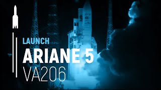 Flight VA206 – JCSAT13  VINASAT2  Ariane 5 Launch  Arianespace [upl. by Sigsmond118]