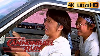 Cannonball Run 1981 Jackie Chan Rocket Scene 4K HDR [upl. by Felt]