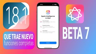 iOS 181 Beta 7 MEROJAS amp novedades COMPLETAS [upl. by Ylurt]