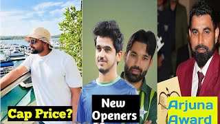 Pak vs Nz New Openers  Babar Azam  M Shami Won Arjuna award [upl. by Kienan]