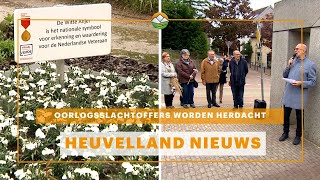 Heuvelland Nieuws Oorlogsslachtoffers worden herdacht [upl. by Shreve]