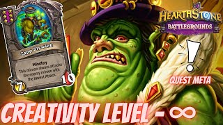 Gallywix IS IT TOUGH TO BE CREATIVE AGAINST LEAPERS  Hearthstone Battlegrounds  PATCH 242 [upl. by Pennie]