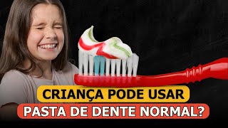 Uso de creme dental com flúor em crianças [upl. by Verda498]