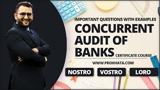 Questions on Concurrent Audit of Banks  Nostro Vostro amp Loro Account Explained [upl. by Weitman]