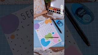 DIY  Calendar September 2024  🎨🖌️🌈 septembercalendar diyideas colorfulactivity [upl. by Ocnarf]