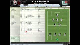 Football Manager 2008  FK Partizan [upl. by Rodger736]