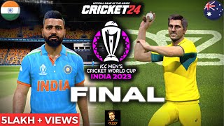 India vs Australia ICC Cricket World Cup 2023 FINAL Match But In Cricket 24 T10 Format  RtxVivek [upl. by Dilan]