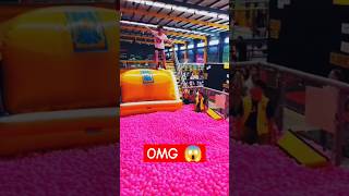 Trampoline park 😄 trampoline trampolineparks trending shortfeed shorts [upl. by Zerdna977]