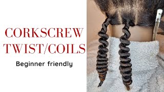 Learn how to make these coils corkscrew twist in 1min [upl. by Gervais]