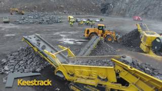 Frontline Machinery  Keestrack B6 Jaw Crusher amp K6 Screen [upl. by Ennovyhs]