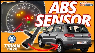 ⚠️ VW TIGUAN TDI 20 ABS Sensor Problem  ABS Sensor Replacement Guide 👋🫵 [upl. by Themis895]