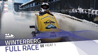 Winterberg  BMW IBSF World Cup 20172018  Womens Bobsleigh Heat 1  IBSF Official [upl. by Myrtice]