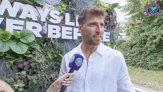 Footballer Ruben Dias  Purple Carpet  Wimbledon 2024 [upl. by Asirrom538]