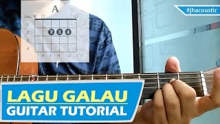 quotLagu Galauquot  Al Ghazali CHORDS  Gitar Tutorial MUDAH [upl. by Arnuad]