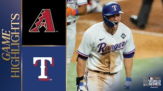 Dbacks vs Rangers World Series Game 1 Highlights 102723  MLB Highlights [upl. by Moclam]