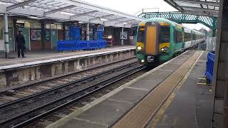 Southern Class 377 463 Electrostar Arriving into Chichester The 16th of November 2024 [upl. by Cowley276]