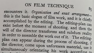 Organisation and exact arrangement— V I Pudovkin [upl. by Otreblasiul]