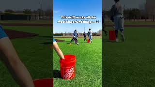 The Best Youth Baseball Infield Drill 👀 [upl. by Metzgar]