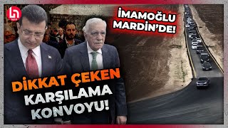 Ekrem İmamoğlu Ahmet Türke destek için Mardinde İmamoğlunun karşılandığı konvoy dikkat çekti [upl. by Silvanus]