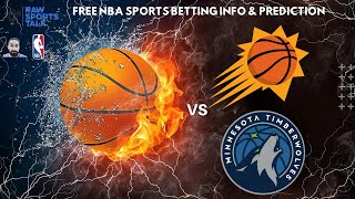 Phoenix Suns VS Minnesota Timberwolves Game 4 NBA Sports Betting Info for 42824 [upl. by Nyrol]