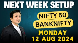 Nifty Prediction and Bank Nifty Analysis for MONDAY 12 AUG 2024  Nifty amp Bank Nifty Tomorrow [upl. by Latrice]