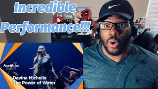 Davina Michelle  The Power of Water  First SemiFinal  Eurovision 2021  REACTION [upl. by Season404]