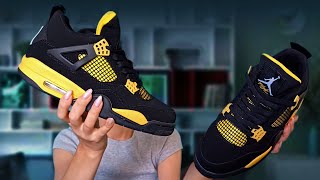 HOW TO LACE JORDAN 4s STANDARD WAY [upl. by Sheffie]