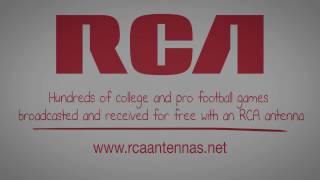 RCA Antennas  FREE Football Games [upl. by Leshia597]