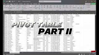 EXCEL PIVOT TABLES PART II  TABULAR FORM [upl. by Alexis]